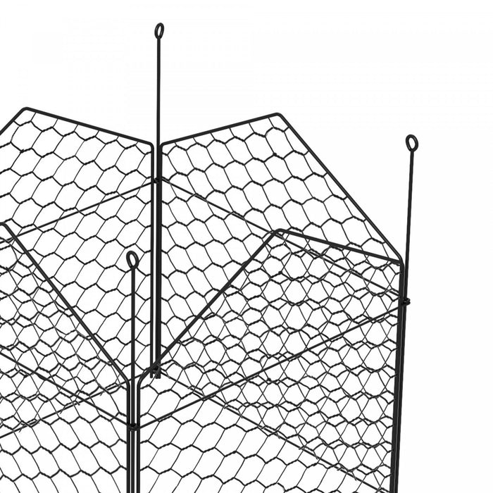 Outsunny 4 Pack Garden Chicken Wire Cloche, Plant Protectors From Animals