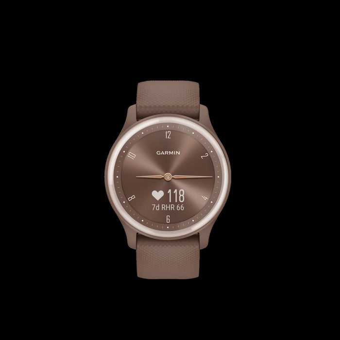 Garmin Vivomove® Sport Hybrid Smartwatch - Fitness, Health Tracking With Hidden Touchscreen Display