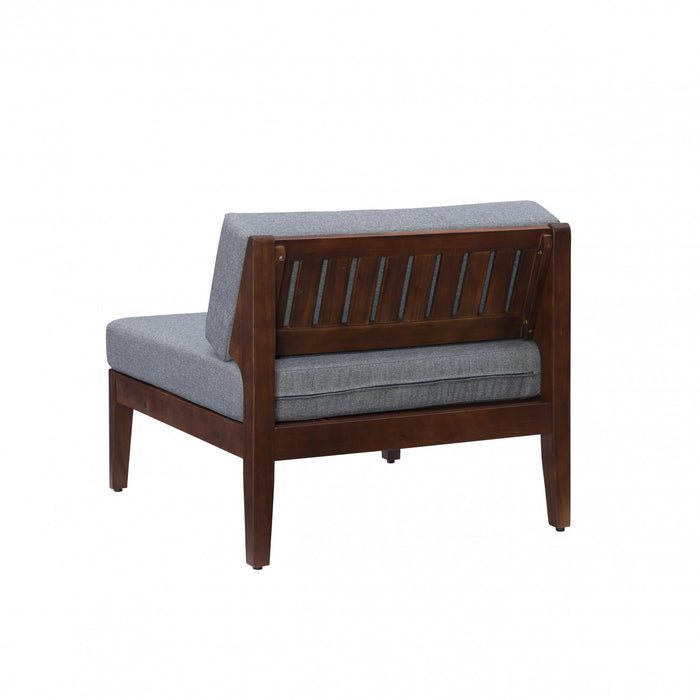 Summerlyn Fabric Indoor/Outdoor Patio Chair - Walnut