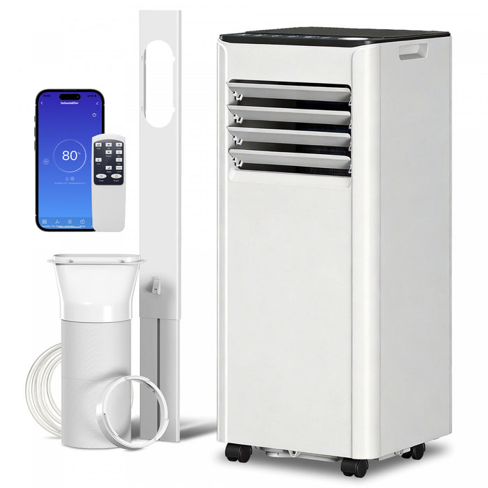 HOMCOM 10000 BTU Portable Air Conditioner, AC Unit with Dehumidifier & Fan