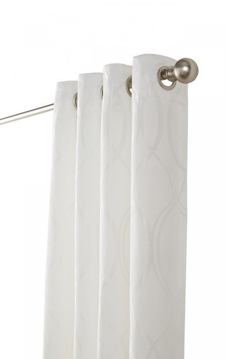 Thermalogic Infinity White Room Darkening Grommet Curtain Panel - 52 x 95