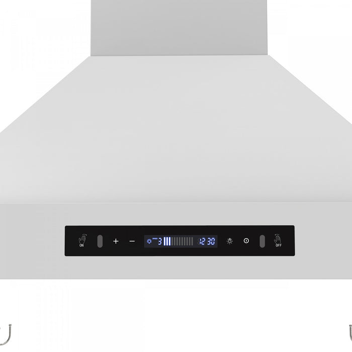 Forno Venezia 30 Inch Wall-Mounted Range Hood, White-FRHWM5503-30WHT