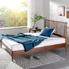 Linda Wood Platform Bed with Headboard - Queen Size | Linda lit plateforme en bois avec tête de lit - Grand
