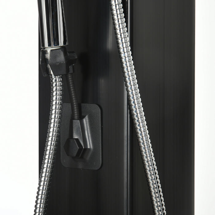 Outsunny 7ft Outdoor Solar Shower With Handheld Shower Head, 10.6 Gallon