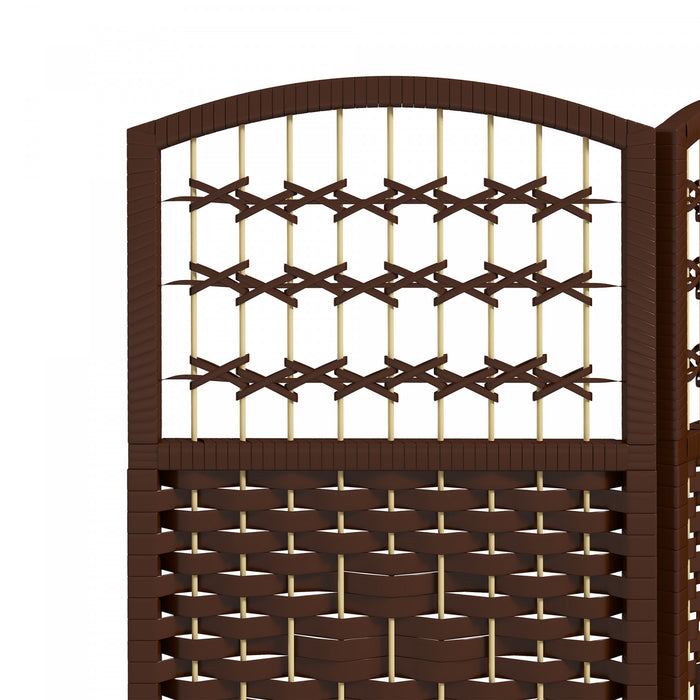 Homcom 6 Panel Folding Room Divider 5.6 Ft Privacy Screen