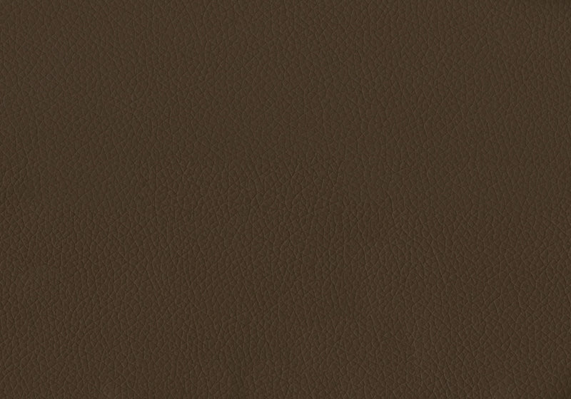 Upholstered Accent Chair, 34\" Wide, Brown Leather-Look, Walnut Wood Legs, Mid-Century Accent Chair