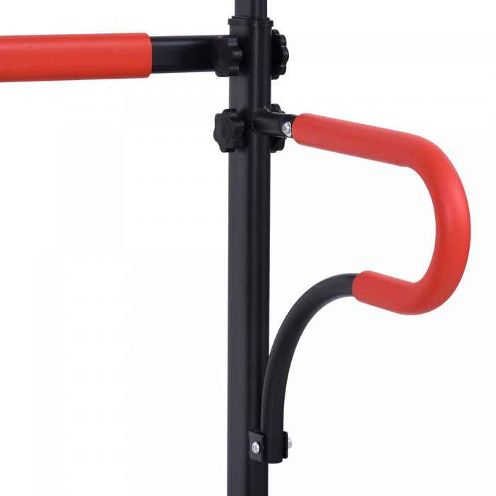 Soozier Power Tower Pull Up Bar Dip Station For Home Office Gym Multi-function Workout Equipment