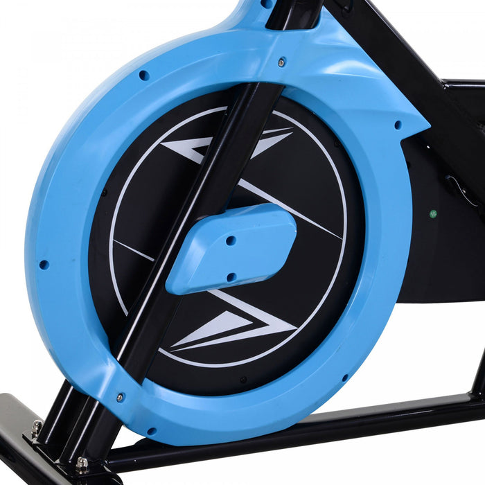 Soozier Stationary Exercise Bike, 13lbs Flywheel Belt Drive Training Bicycle, W/ Adjustable Resistance Lcd Monitor