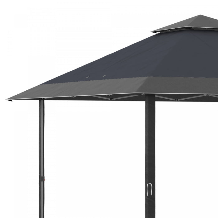 Outsunny 13' X 13' Outdoor Pop-up Party Tent Canopy With Top Vent, Grey