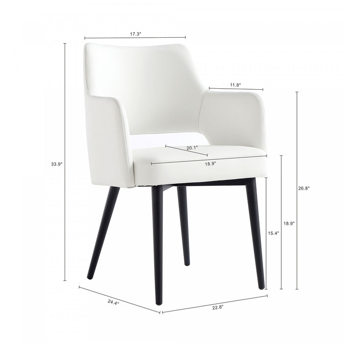 Tremont Modern 8-Piece Dining Chair Set in White