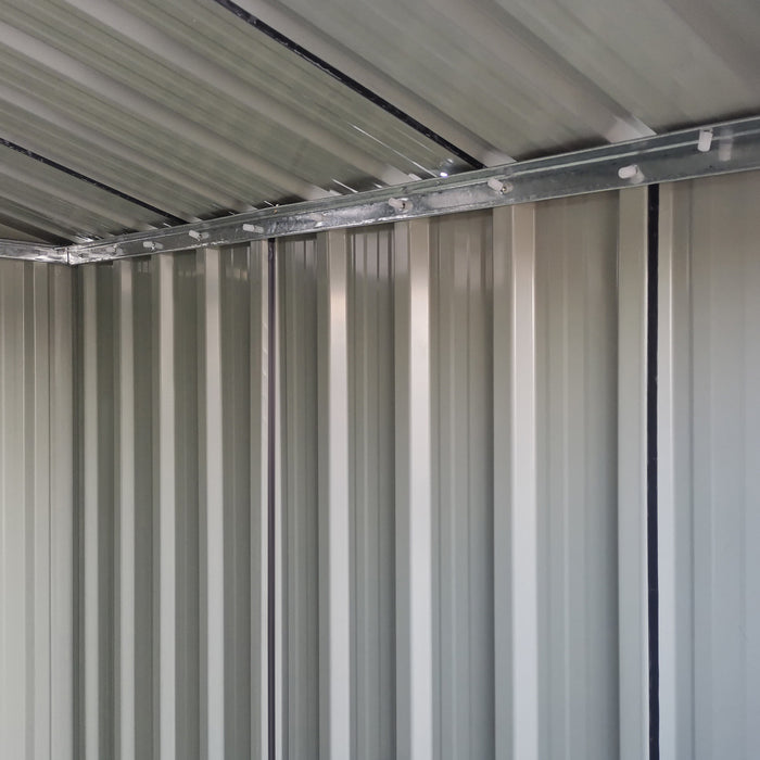 Outsunny 5ft X 4ft Garden Metal Storage Shed With Top Vents For Garden
