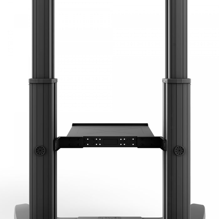 Kanto MTMA100PL Mobile TV Cart with Adjustable Shelf and Built-in Handles for 55\" - 100\" TVs, Black Tv Mount