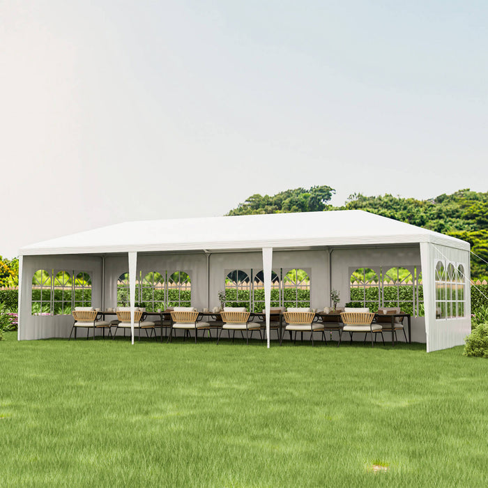Costway 10' X 30' Outdoor Wedding Party Event Tent Gazebo Canopy