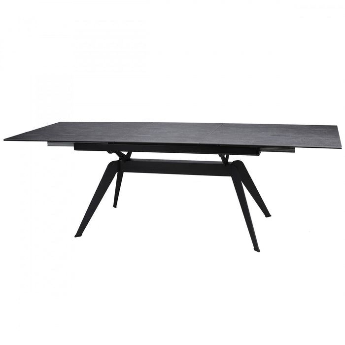 Larkin 63-86 in. Extendable Ceramic Dining Table (Seats 6-8)