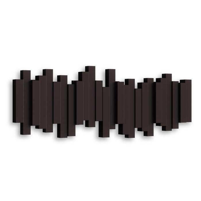 Umbra Modern Sticks Wall-Mounted Coat Rack - Espresso