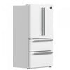 Forno Espresso Moena 36-inch French Door Refrigerator in White, 19.2 cu.ft. - FFRBI1820-36WHT | Refrigerateur Espresso Moena de 36 po a portes francaises, blanc, 19,2 pi³ – FFRBI1820-36WHT