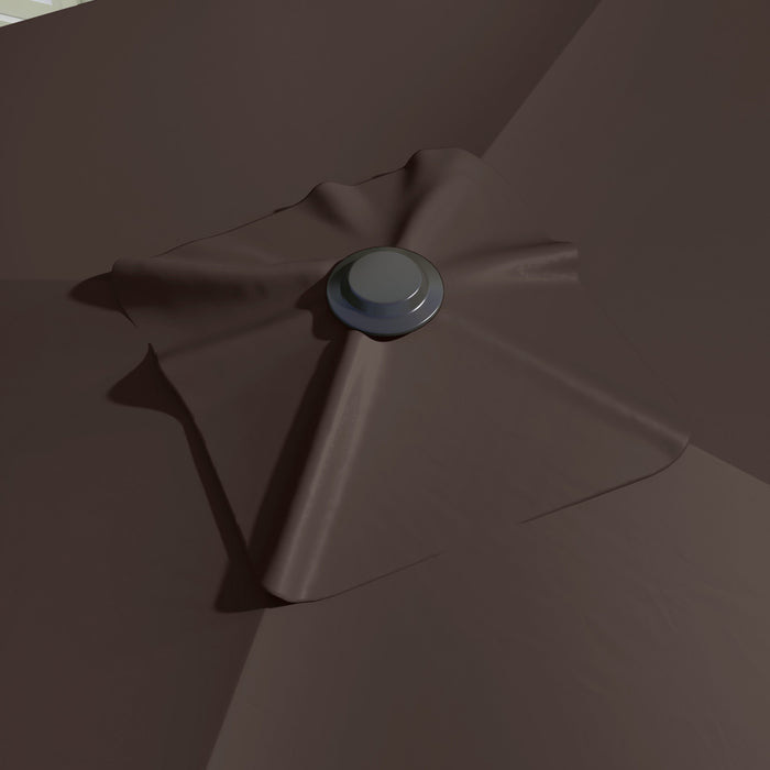 Outsunny 10' Square Cantilever Umbrella