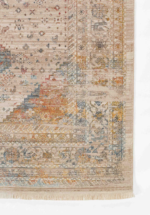 Ethel Traditional 8'0\" x Area Rug in Multi Indoor Area Rug