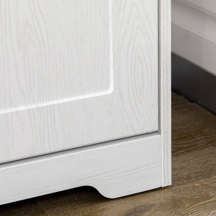 HOMCOM Kitchen Storage Cabinet, Freestanding Pantry Cabinet, White