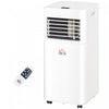 HOMCOM 8000 BTU Air Conditioner, Quiet AC Unit with Remote Control, White