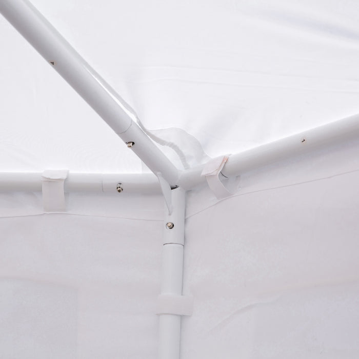 Outsunny 29.2ft High Peak Decagon Event Party Tent, Large Outdoor Canopy Tent Shelter With 10 Removable Walls, White Tents For Parties, Wedding, Events, Bbq Grill