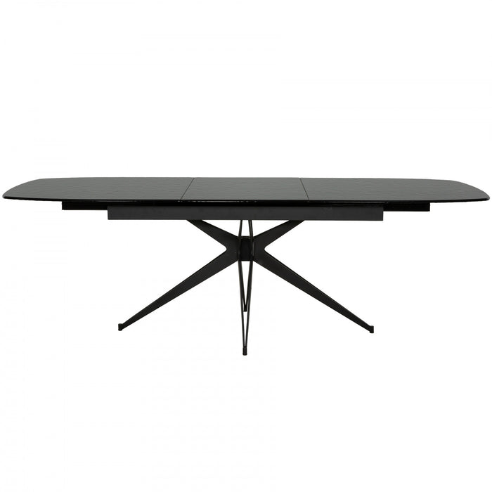 Trevin 70-94 in. Extendable Dining Table with Metal Legs (Seats 6-8)