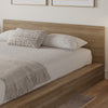 Kanso Low Platform Bed Set Queen Bed | Kanso Lit a Plateforme Basse avec Tete de Lit