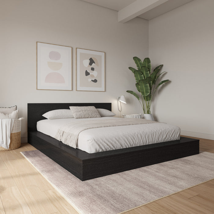 Kanso Low Platform Bed Set King Bed