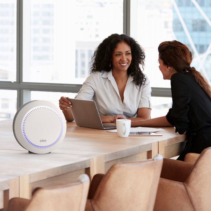 PureZone Halo True HEPA Desktop Air Purifier - CA-PEAIRDSK