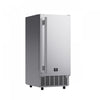 Forno Cristallo 15 Inch Freestanding/Undercounter Ice maker, 79.4 lbs, Stainless Steel- FIMBI7313-15S Ice Maker | Cristallo Machine a glacons 15 pouces autonome/sous le comptoir, 79,4 lb, acier inoxydable - FIMBI7313-15S