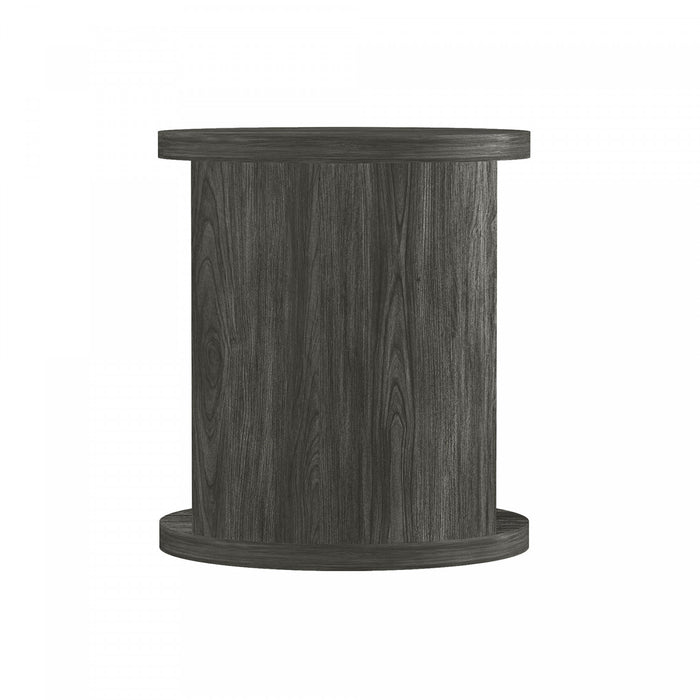Alure Contemporary 20\" End Table in Charcoal