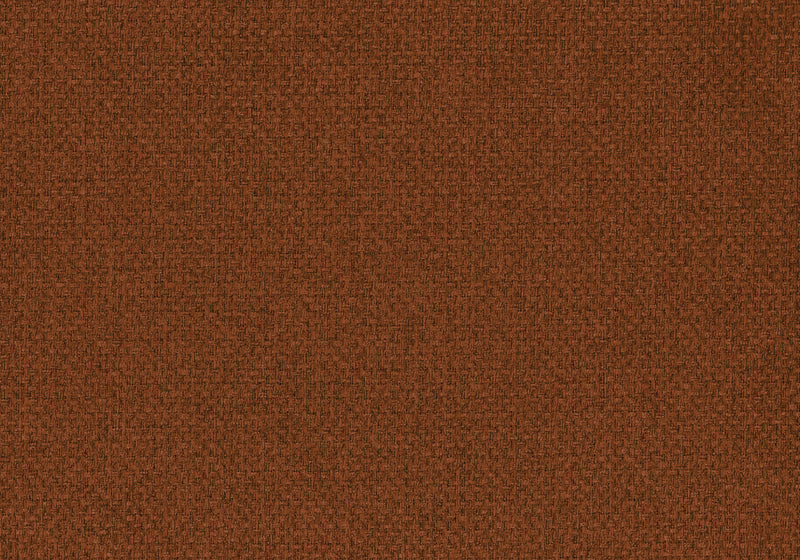 31\" Wide Upholstered Accent Chair, Rust Fabric, Walnut Wood Legs, Mid-Century Modern Accent Chair