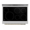 Forno Paolo 36 Inch White Freestanding Electric Range, White, 5.44 cu.ft. - FFSEL6011-36WHT | Cuisiniere electrique Paolo 36 pouces, blanche, 5,44 pi³ - FFSEL6011-36WHT