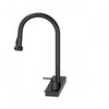 4 Function Pivoting Waterfall Pull-Down Kitchen Faucet with Power Wash, High Arc. Black-FCWRMBKD1 Laundry Combo | Robinet de cuisine cascade pivotant a 4 fonctions, mode de nettoyage puissant, grand col. Noir-FCWRMBKD1