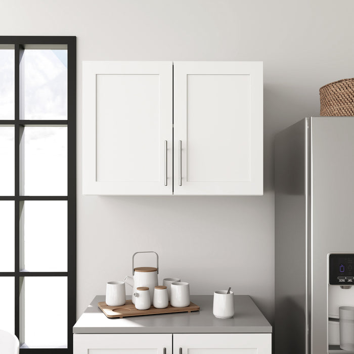 Prepac Elite 32\" Stackable Wall Storage Cabinet - White