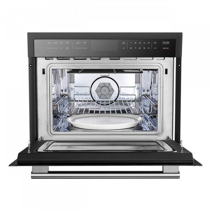 Forno Oliena Espresso Black 24-Inch Built-In Microwave, 1.6 Cu.Ft. - FMWDR3093-24BLK