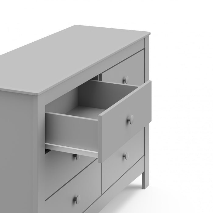 Graco Noah 6 Drawer Dresser - Pebble Gray