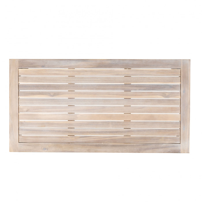 Teagon Outdoor Patio Coffee Table - Natural
