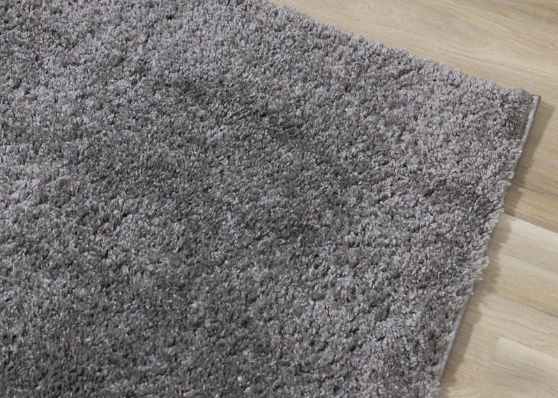 Taylor Dark Grey Comfort Shag Rug, 6'7\" x 9'6\" Indoor Area Rug