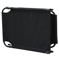 Outsunny Adjustable Garden Sun Lounger Black