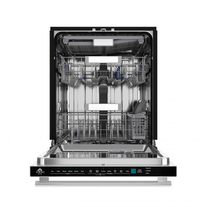 Forno Stella 24 in. Built-in Tall Tub Fingerprint-Resistant Stainless Steel Dishwasher 44 dBA - FDWBI8010-24S