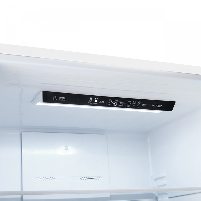 Forno Milano 60-Inch Side-by-Side Refrigerator in White, 34.4 cu.ft - FFFFD1787-60WHT