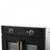 Forno Asti 30" French Door Electric Wall Oven, Black, 3.68 cu. ft. - FBOEL1333-30BLK | Four mural electrique a porte francaise Asti 30 po, noir, 3,68 pi³ - FBOEL1333-30BLK