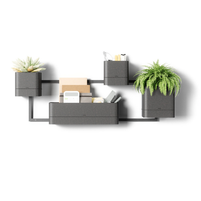 Umbra Cubiko Wall Planter - Black