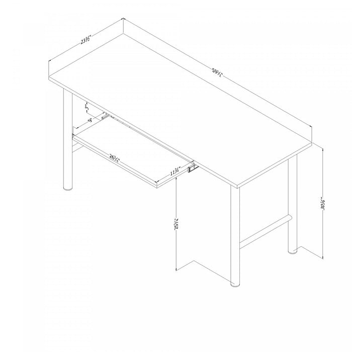 Ezra Desk - Nordik Oak