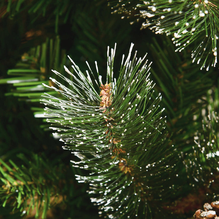 Homcom 6ft Artificial Christmas Tree With 679 Branch Tips