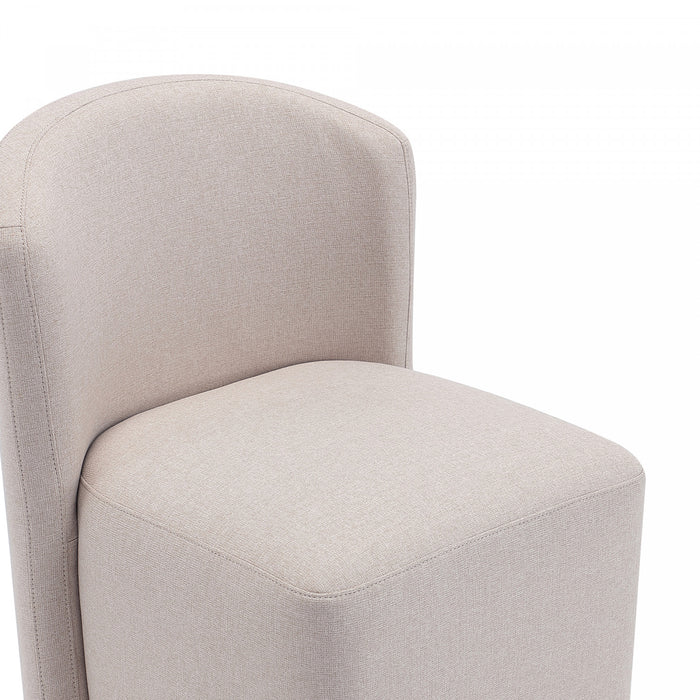 Hearth Contemporary Modern Upholstered Side Chair in Barley