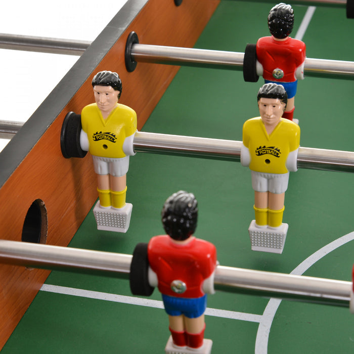 Soozier 48'' Foosball & Wood Foosball Set Heavy Duty