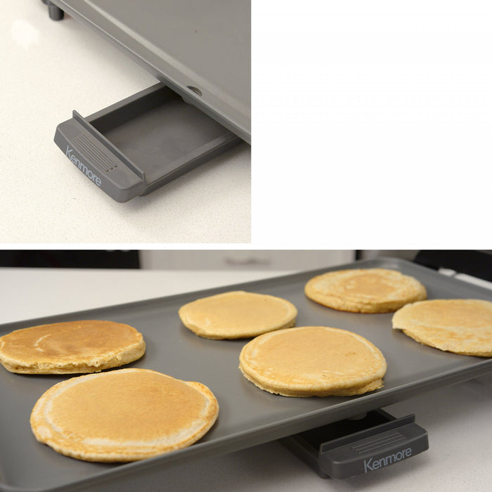 Kenmore 10\"x 18\" Non-Stick Electric Griddle Grey - KKNSEGGrey