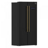 Forno Salerno 33-inch Side-by-Side Black Refrigerator, 15.6 cu.ft. - FFRBI1805-33BLK | Refrigerateur cote a cote Salerno en noire de 33 po, 15,6 pi³ - FFRBI1805-33BLK